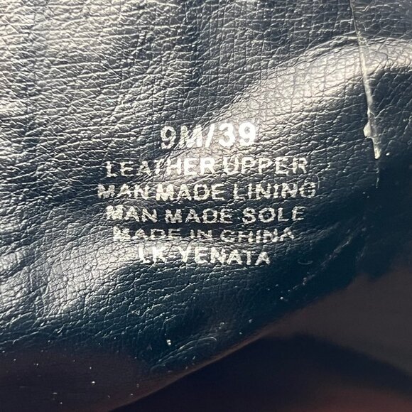 Lucky Brand Black & Brown Leather Wedge Bootie | Size 9 - Picture 8 of 9